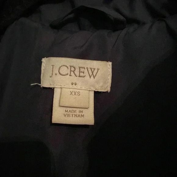 J. Crew navy blue quilted jacket - Xxs- long sleeve - great condition - Picture 4 of 6
